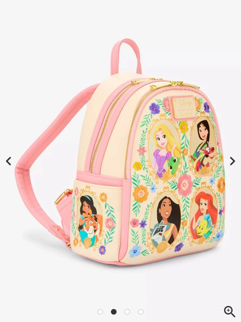 Loungefly Disney Princesses Floral Portraits Mini Backpack - BoxLunch Exclusive